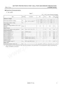 S-8206AAI-I6T1U Datasheet Pagina 9