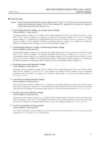 S-8211CAM-M5T1G Datasheet Pagina 17