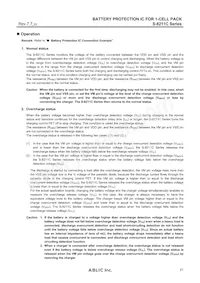 S-8211CAM-M5T1G Datasheet Pagina 21