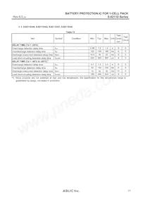 S-8211DBH-M5T1U Datasheet Page 11