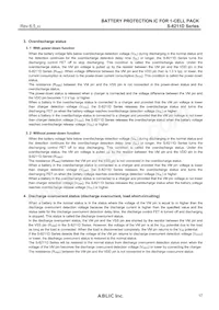 S-8211DBH-M5T1U Datasheet Pagina 17