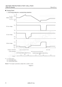 S-8211DBH-M5T1U Datasheet Pagina 20