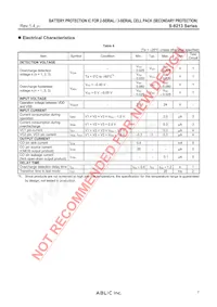 S-8213AAK-M6T1U Datasheet Page 7