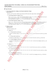 S-8213AAK-M6T1U Datasheet Pagina 8