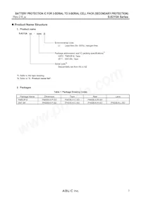 S-8215AAQ-K8T2U Datasheet Pagina 3