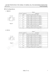 S-8215AAQ-K8T2U Datasheet Pagina 5