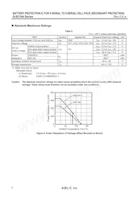 S-8215AAQ-K8T2U Datasheet Pagina 6