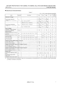 S-8215AAQ-K8T2U Datasheet Pagina 7