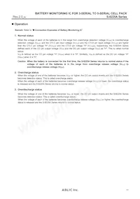 S-8225AAH-TCT1U Datasheet Pagina 11