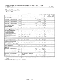 S-8239AAL-M6T1U Datasheet Pagina 6