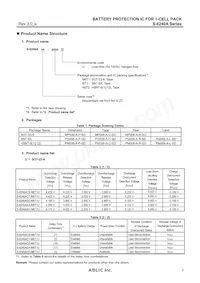 S-8240AAP-I6T1U Datenblatt Seite 3