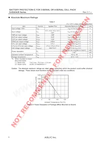 S-8243BAFFT-TB-G Datasheet Page 6