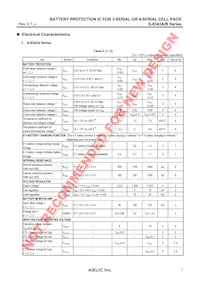 S-8243BAFFT-TB-G Datasheet Page 7