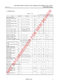 S-8243BAFFT-TB-G Datasheet Page 9