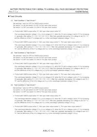 S-8244ABKFN-CFKT2S Datasheet Pagina 9