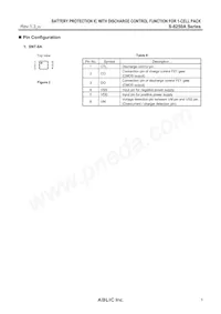 S-8250AAJ-I6T1U Datasheet Pagina 5