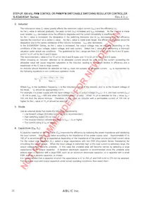 S-8341D00AFT-T2-U Datasheet Pagina 22