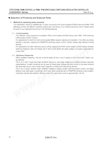 S-8521F55MC-BQOT2U Datasheet Pagina 16