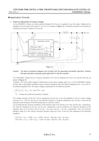 S-8521F55MC-BQOT2U Datasheet Pagina 23