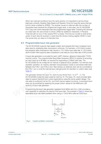 SC16C2552BIA44 Datasheet Pagina 8