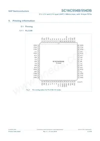 SC16C554DBIA68 Datasheet Pagina 5