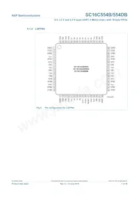 SC16C554DBIA68 Datasheet Pagina 7