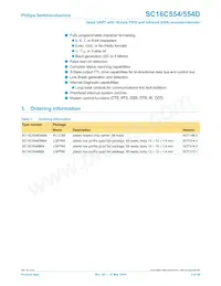 SC16C554IB80 Datasheet Page 2