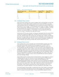 SC16C554IB80 Datasheet Pagina 16