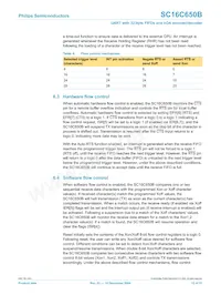 SC16C650BIBS Datasheet Page 12