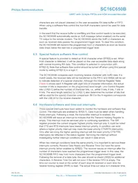 SC16C650BIBS Datasheet Page 13