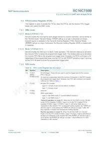 SC16C750BIBS Datasheet Page 18