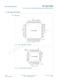 SC16C752BIBS Datasheet Pagina 4