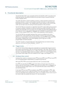 SC16C752BIBS Datasheet Pagina 7