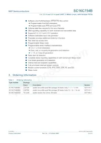 SC16C754BIBM Datasheet Pagina 2