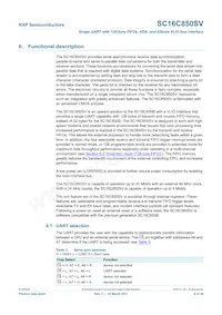 SC16C850SVIBS Datasheet Page 6