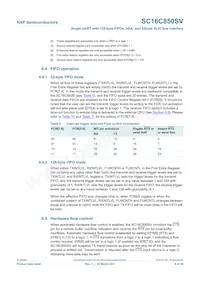 SC16C850SVIBS Datasheet Pagina 8