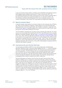 SC16C850SVIBS Datasheet Page 10