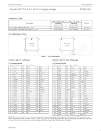 SC28L194A1A Datasheet Pagina 3