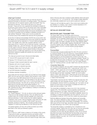 SC28L194A1A Datasheet Pagina 7