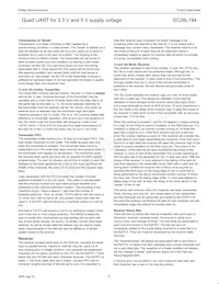 SC28L194A1A Datasheet Pagina 8