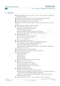 SC28L201A1DGG Datasheet Page 2