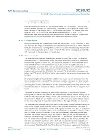 SC28L92A1BS Datasheet Page 16