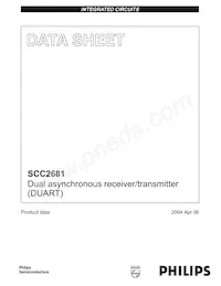 SCC2681AE1N40 Datasheet Cover