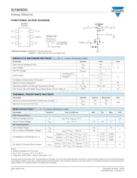 SI1869DH-T1-GE3 Datasheet Pagina 2