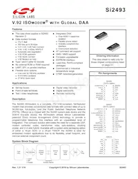 SI2493-D-FS Datasheet Cover