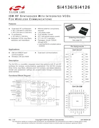 SI4126-F-BMR Datasheet Copertura