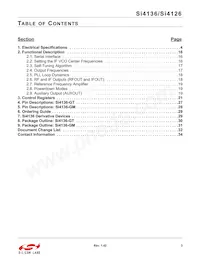 SI4126-F-BMR Datasheet Page 3
