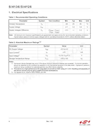 SI4126-F-BMR Datasheet Page 4
