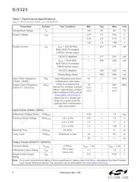 SI5325A-B-GM數據表 頁面 2