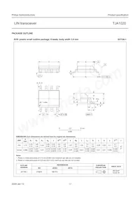 TJA1020T/VM Datasheet Page 17